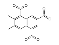 2,3-dimethyl-1,5,7-trinitronaphthalene结构式