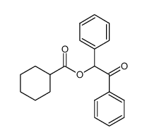 2-oxo-1,2-diphenylethyl cyclohexanecarboxylate结构式