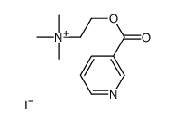 trimethyl-[2-(pyridine-3-carbonyloxy)ethyl]azanium,iodide结构式