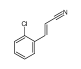 3-(2-chlorophenyl)prop-2-enenitrile Structure