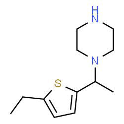 Piperazine, 1-[1-(5-ethyl-2-thienyl)ethyl]- (9CI) structure