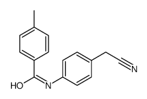 Benzamide, N-[4-(cyanomethyl)phenyl]-4-methyl- (9CI)结构式
