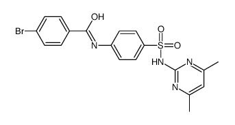 4-bromo-N-[4-[(4,6-dimethylpyrimidin-2-yl)sulfamoyl]phenyl]benzamide结构式