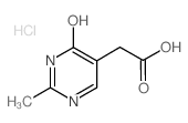 (2-methyl-6-oxo-1,6-dihydro-5-pyrimidinyl)acetic acid(SALTDATA: FREE) Structure