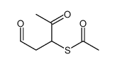 S-(1,4-dioxopentan-3-yl) ethanethioate结构式