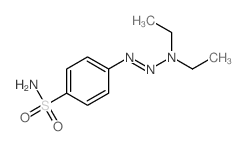 Benzenesulfonamide,4-(3,3-diethyl-1-triazen-1-yl)- Structure