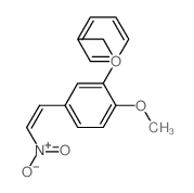 3-Benzyloxy-4-methoxy-beta-nitrostyrene structure