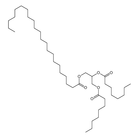 2,3-bis[(1-oxooctyl)oxy]propyl docosanoate Structure