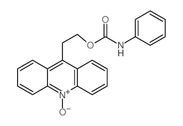 9-Acridineethanol,phenylcarbamate (ester), 10-oxide (9CI) structure