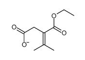 3-ethoxycarbonyl-4-methylpent-3-enoate Structure