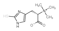 (S)-ALPHA-羧基-N,N,N-三甲基-2-巯基-1H-咪唑-4-乙铵 内盐结构式