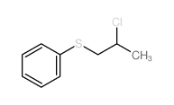 2-chloropropylsulfanylbenzene Structure