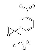 2-(3-nitrophenyl)-2-(2,2,2-trichloroethyl)oxirane结构式