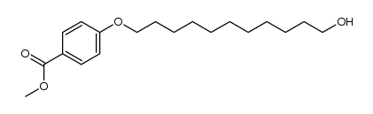 methyl 4-((11-hydroxyundecyl)oxy)benzoate Structure