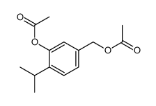 3-acetoxy-4-isopropyl-benzyl acetate Structure