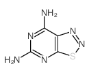 [1,2,3]Thiadiazolo[5,4-d]pyrimidine-5,7-diamine结构式