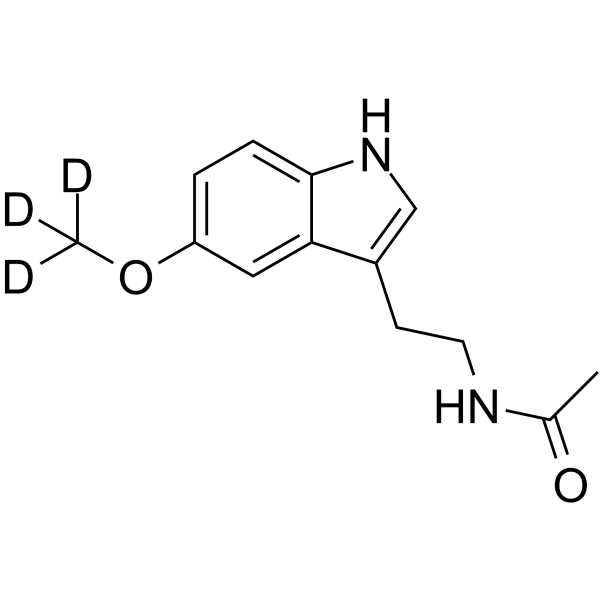 Melatonin Methoxy-d3 Structure