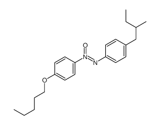 [4-(2-methylbutyl)phenyl]imino-oxido-(4-pentoxyphenyl)azanium Structure