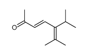6-methyl-5-propan-2-ylhepta-3,5-dien-2-one结构式