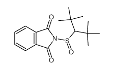 N-(2,2,4,4-tetramethyl-pentane-3-sulfinyl)-phthalimide结构式