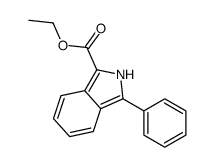 ethyl 3-phenyl-2H-isoindole-1-carboxylate结构式