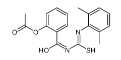 [2-[(2,6-dimethylphenyl)carbamothioylcarbamoyl]phenyl] acetate结构式