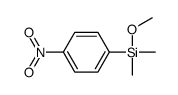 methoxy-dimethyl-(4-nitrophenyl)silane结构式