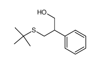 3-tert-Butylthio-2-phenyl-propanol Structure