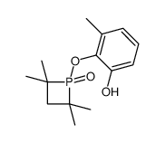 3-methyl-2-[(2,2,4,4-tetramethyl-1-oxo-1λ5-phosphetan-1-yl)oxy]phenol Structure