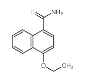 1-Naphthalenecarbothioamide,4-ethoxy-结构式