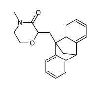 3-Morpholinone,2-(9,10-methanoanthracen-9(10H)-ylmethyl)-4-methyl结构式