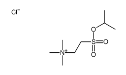 trimethyl(2-propan-2-yloxysulfonylethyl)azanium,chloride Structure