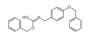 benzyl N-[(4-phenylmethoxyphenyl)methyl]carbamate Structure