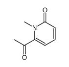 2(1H)-Pyridinone, 6-acetyl-1-methyl- (9CI) Structure