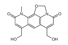 6,8-Bis(hydroxymethyl)-11-methyl-4H-oxazolo[5,4,3-ij]pyrido[3,2-g]quinoline-4,10(11H)-dione结构式