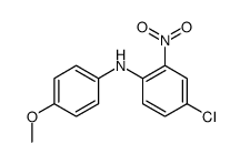 4-chloro-N-(4-methoxyphenyl)-2-nitroaniline结构式