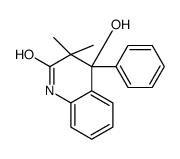 4-hydroxy-3,3-dimethyl-4-phenyl-1H-quinolin-2-one结构式