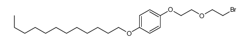 1-[2-(2-bromoethoxy)ethoxy]-4-dodecoxybenzene Structure