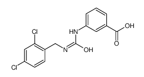 3-[(2,4-dichlorophenyl)methylcarbamoylamino]benzoic acid结构式