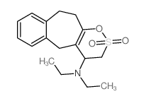N,N-diethyl-3,3-dioxo-2,5,6,11-tetrahydro-1H-benzo[1,2]cyclohepta[6,7-c]oxathiin-1-amine Structure