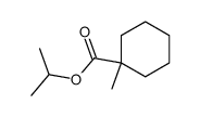 1-Methyl-cyclohexancarbonsaeure-(1)-isopropylester结构式