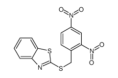 2-[(2,4-dinitrophenyl)methylsulfanyl]-1,3-benzothiazole Structure