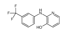 2-[3-(trifluoromethyl)anilino]pyridin-3-ol结构式