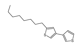 2-octyl-4-thiophen-3-ylthiophene Structure