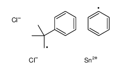 dichloro-(2-methyl-2-phenylpropyl)-phenylstannane结构式