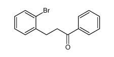 3-(2-bromophenyl)-1-phenylpropan-1-one Structure