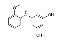 5-(2-methoxyanilino)benzene-1,3-diol Structure