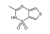 3-methyl-4H-thieno[3,4-e][1,2,4]thiadiazine 1,1-dioxide Structure