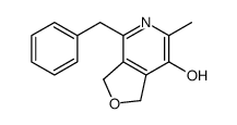 4-benzyl-1,3-dihydro-6-methylfuro[3,4-c]pyridin-7-ol Structure