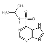 N-propan-2-yl-7H-purine-6-sulfonamide structure